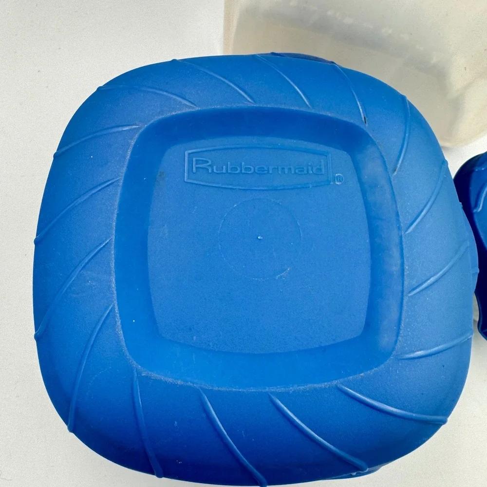 Rubbermaid Food Storage Containers Blue Servin Saver Set 1.3 2.4 6.5